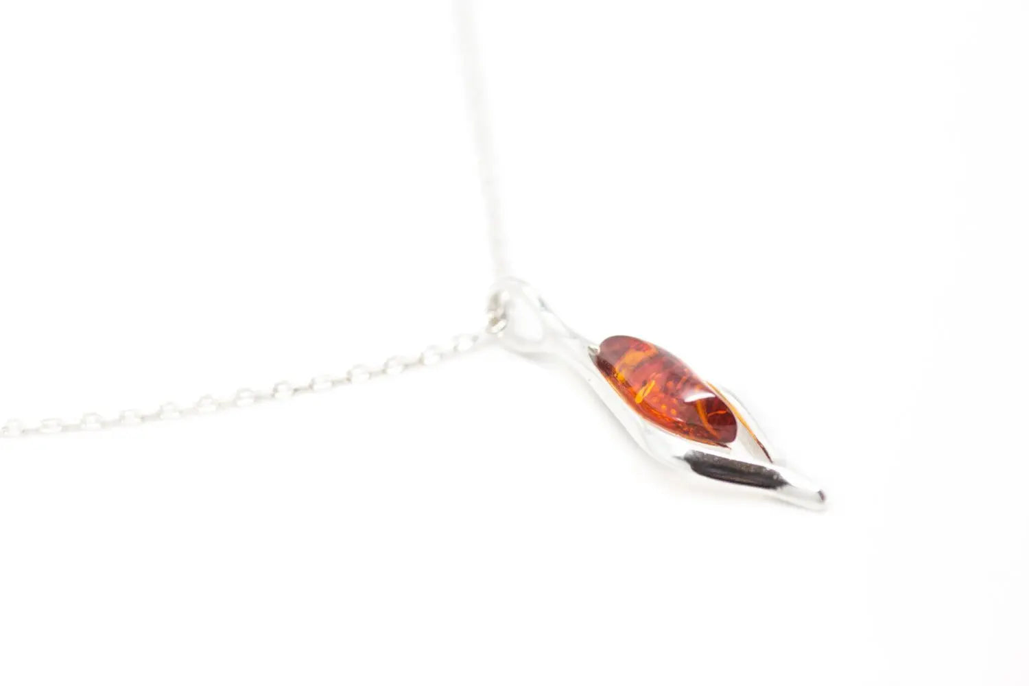 Baltic Beauty Pendant Small Droplet Amber Pendant