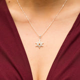 Snowflake Charm Pendant- Necklaces- Baltic Beauty