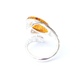 Baltic Beauty Rings Baltic Amber Snake Ring
