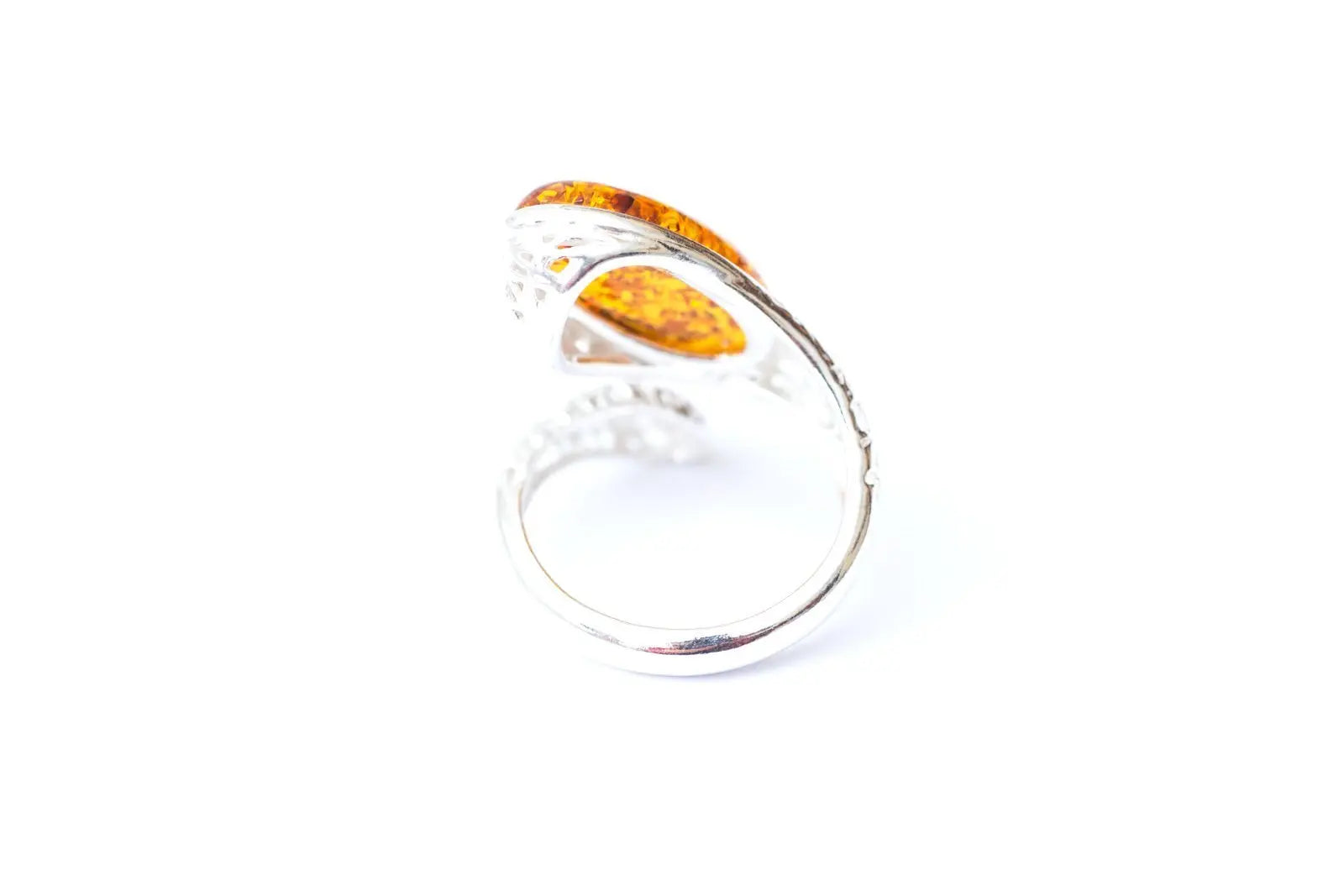 Baltic Beauty Rings Baltic Amber Snake Ring