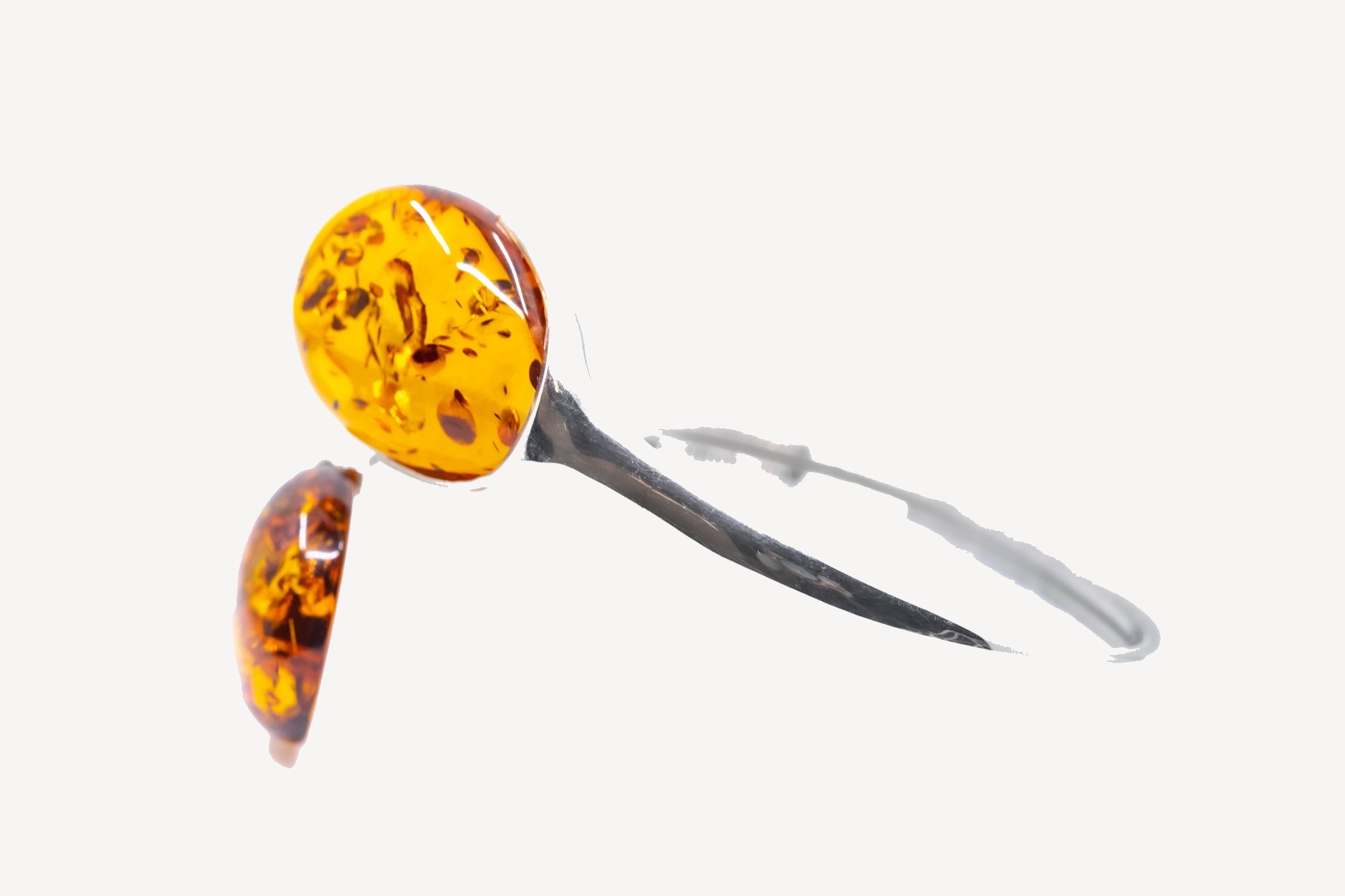 Statement Amber Torque Bangle- Bangles- Baltic Beauty