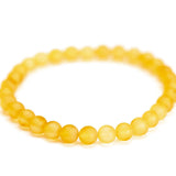 Yellow Amber Sphere Bracelet- Bracelets- Baltic Beauty