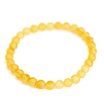 Yellow Amber Sphere Bracelet- Bracelets- Baltic Beauty