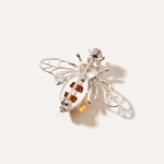 Amber Bee Brooch — Baltic amber and sterling silver jewellery by Baltic Beauty