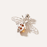 Amber Bee Brooch — Baltic amber and sterling silver jewellery by Baltic Beauty
