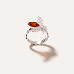 Amber Bee Ring — Baltic amber and sterling silver jewellery by Baltic Beauty