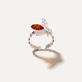 Amber Bee Ring — Baltic amber and sterling silver jewellery by Baltic Beauty