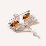 Amber Cat Brooch — Baltic amber and sterling silver jewellery by Baltic Beauty