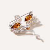 Amber Cat Brooch — Baltic amber and sterling silver jewellery by Baltic Beauty