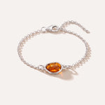 Amber ELEMENT Link Chain Bracelet — Baltic amber and sterling silver jewellery by Baltic Beauty