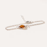 Amber ELEMENT Link Chain Bracelet — Baltic amber and sterling silver jewellery by Baltic Beauty