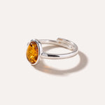 Amber ELEMENT Stacking Ring — Baltic amber and sterling silver jewellery by Baltic Beauty