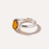 Amber ELEMENT Stacking Ring — Baltic amber and sterling silver jewellery by Baltic Beauty
