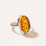 Amber Mirage Ring — Baltic amber and sterling silver jewellery by Baltic Beauty