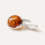 Amber Orb Pendant — Baltic amber and sterling silver jewellery by Baltic Beauty