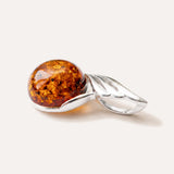 Amber Orb Pendant — Baltic amber and sterling silver jewellery by Baltic Beauty