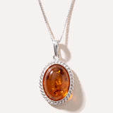 Amber Quintessence Pendant — Baltic amber and sterling silver jewellery by Baltic Beauty