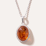 Amber Quintessence Pendant — Baltic amber and sterling silver jewellery by Baltic Beauty