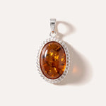 Amber Quintessence Pendant — Baltic amber and sterling silver jewellery by Baltic Beauty