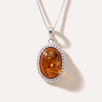 Amber Quintessence Pendant — Baltic amber and sterling silver jewellery by Baltic Beauty