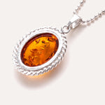 Amber Quintessence Pendant — Baltic amber and sterling silver jewellery by Baltic Beauty