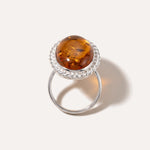 Amber Quintessence Statement Ring — Baltic amber and sterling silver jewellery by Baltic Beauty