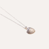 Amber Sea Shell Necklace — Baltic amber and sterling silver jewellery by Baltic Beauty