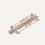 Amber & Silver Flute Brooch — Baltic amber and sterling silver jewellery by Baltic Beauty