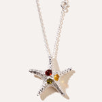 Amber Starfish Necklace — Baltic amber and sterling silver jewellery by Baltic Beauty
