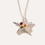 Amber Starfish Necklace — Baltic amber and sterling silver jewellery by Baltic Beauty