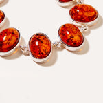 Amber Sunrise Bracelet — Baltic amber and sterling silver jewellery by Baltic Beauty