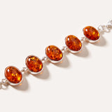Amber Sunrise Bracelet — Baltic amber and sterling silver jewellery by Baltic Beauty