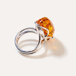 Amber Tidal Ring — Baltic amber and sterling silver jewellery by Baltic Beauty