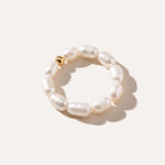 Beaded Pearl Ring — Baltic amber and sterling silver jewellery by Baltic Beauty