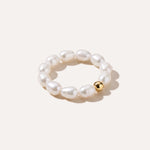 Beaded Pearl Ring — Baltic amber and sterling silver jewellery by Baltic Beauty
