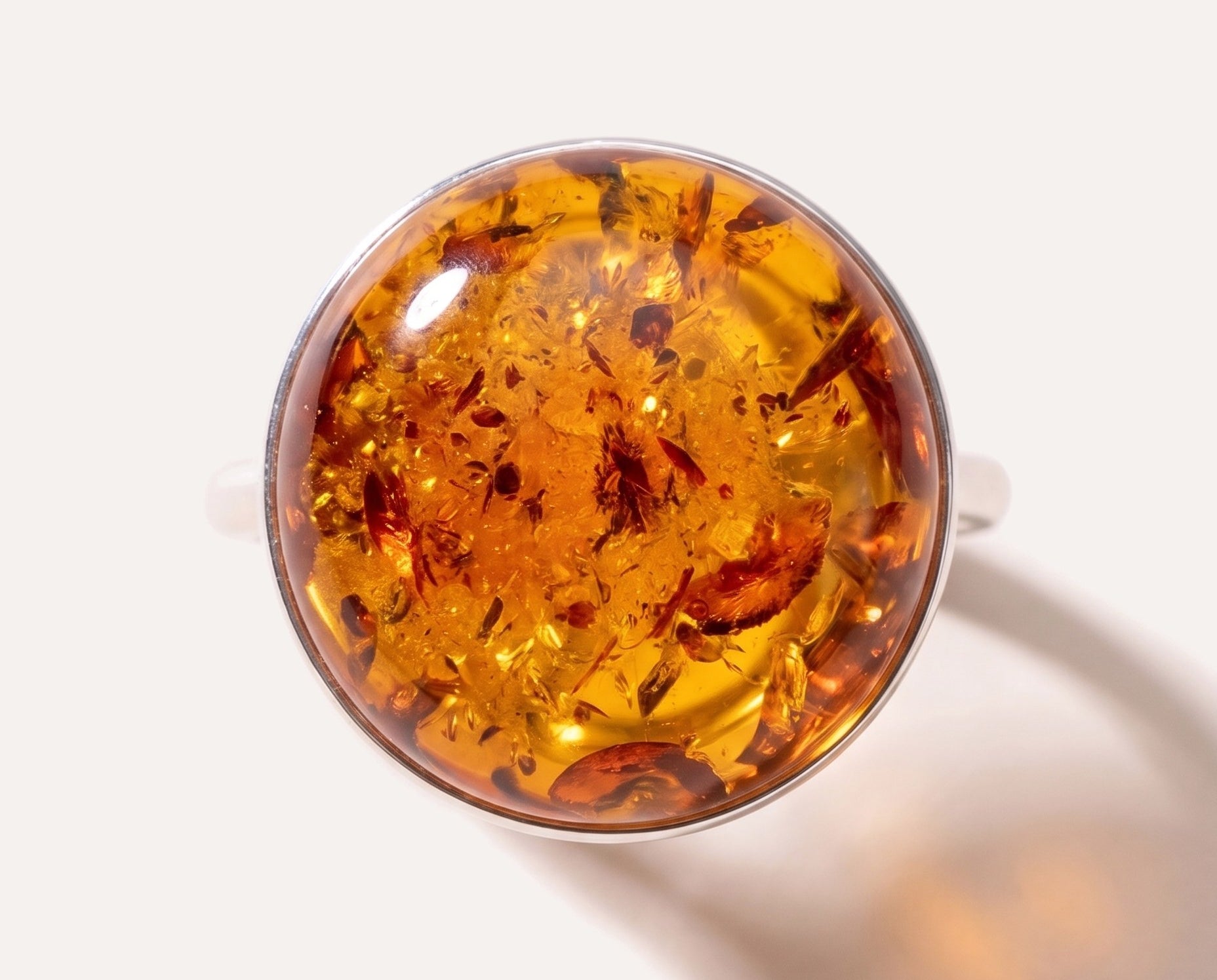 Big Amber Cocktail Ring — Baltic amber and sterling silver jewellery by Baltic Beauty