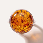 Big Amber Cocktail Ring — Baltic amber and sterling silver jewellery by Baltic Beauty
