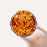 Big Amber Cocktail Ring — Baltic amber and sterling silver jewellery by Baltic Beauty