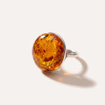 Big Amber Cocktail Ring — Baltic amber and sterling silver jewellery by Baltic Beauty
