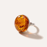 Big Amber Cocktail Ring — Baltic amber and sterling silver jewellery by Baltic Beauty