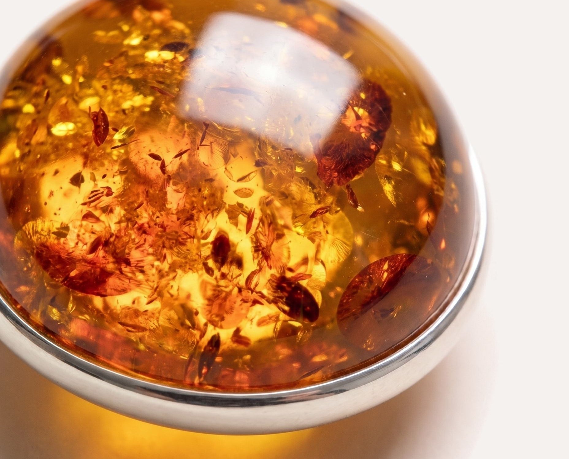 Big Amber Cocktail Ring — Baltic amber and sterling silver jewellery by Baltic Beauty