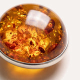 Big Amber Cocktail Ring — Baltic amber and sterling silver jewellery by Baltic Beauty