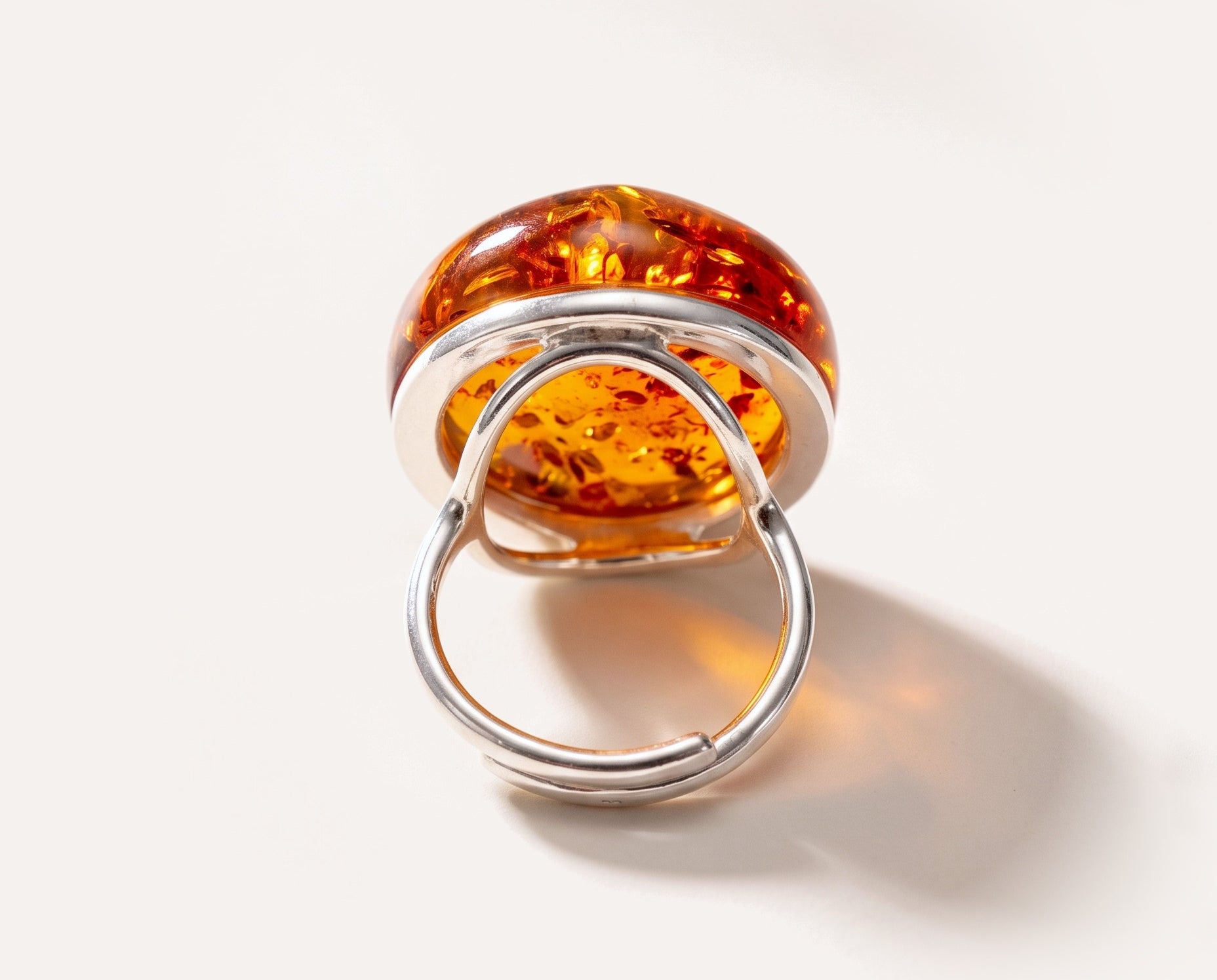 Big Amber Cocktail Ring — Baltic amber and sterling silver jewellery by Baltic Beauty