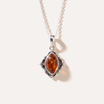 Boho Amber Pendant — Baltic amber and sterling silver jewellery by Baltic Beauty
