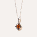 Boho Amber Pendant — Baltic amber and sterling silver jewellery by Baltic Beauty