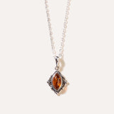 Boho Amber Pendant — Baltic amber and sterling silver jewellery by Baltic Beauty