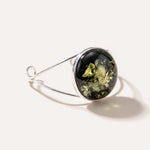 Bold Green Amber Arm Cuff — Baltic amber and sterling silver jewellery by Baltic Beauty