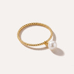 Charm Pearl Ring — Baltic amber and sterling silver jewellery by Baltic Beauty