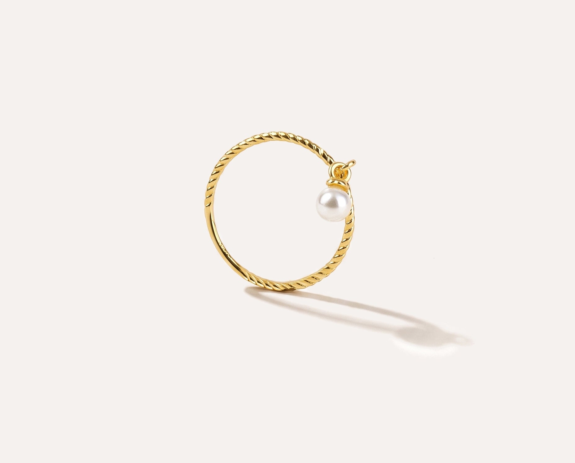 Charm Pearl Ring — Baltic amber and sterling silver jewellery by Baltic Beauty