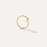 Charm Pearl Ring — Baltic amber and sterling silver jewellery by Baltic Beauty